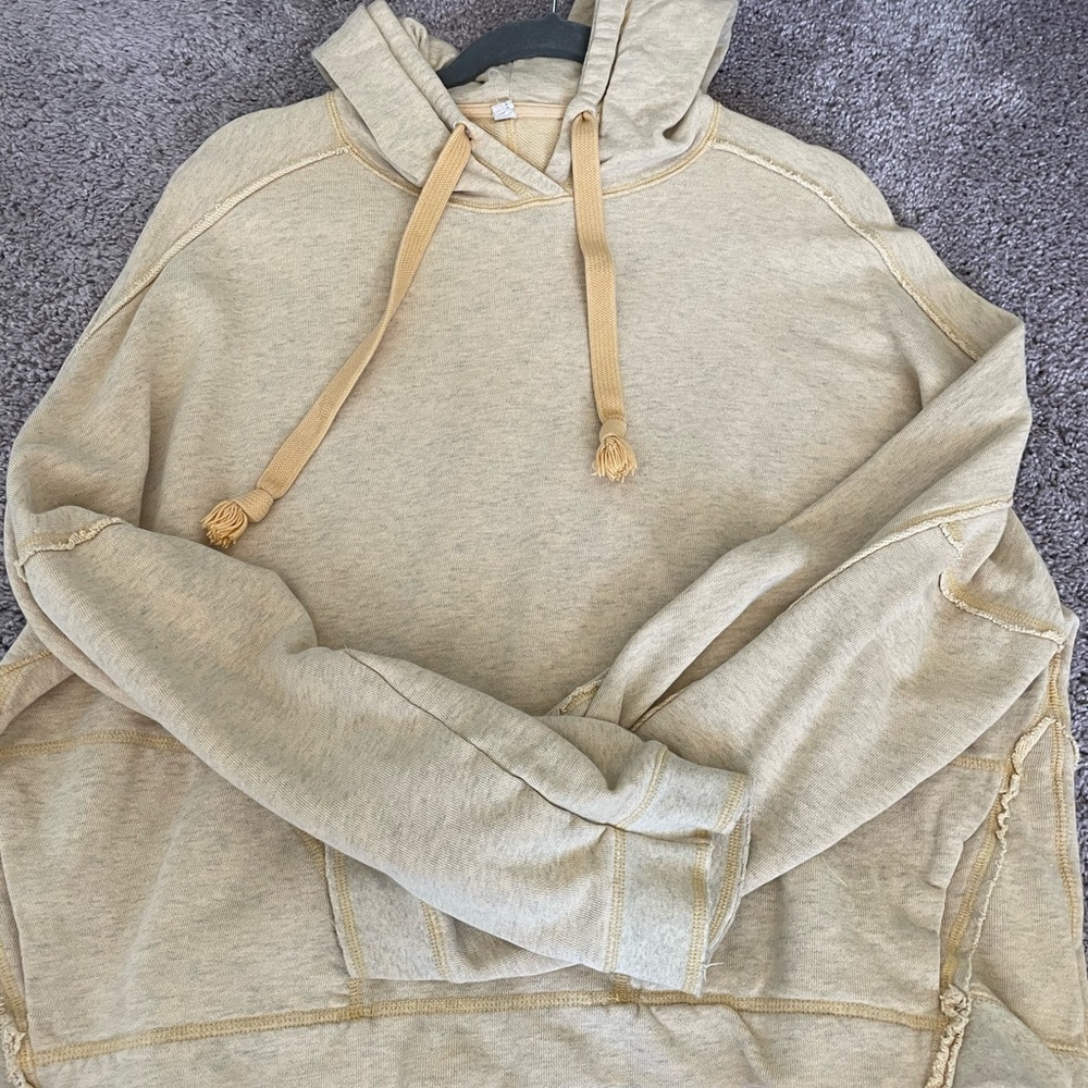 Free People Movement Yellow Hoodie